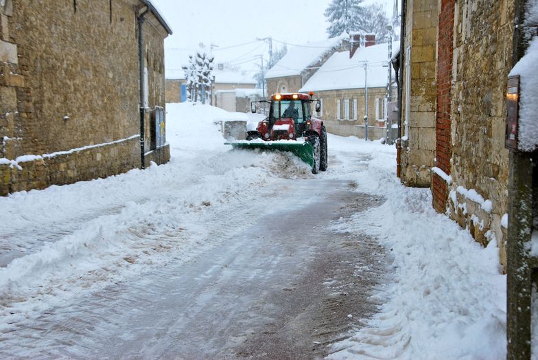 Equipé pour lutter contre la neige Equipé pour lutter contre la neige