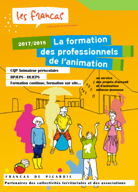 Formations des Professionnels de l'Animation 2017 / 2018