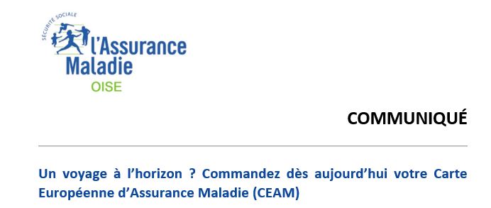 ASSURANCE MALADIE OISE........Communiqué ASSURANCE MALADIE OISE........Communiqué