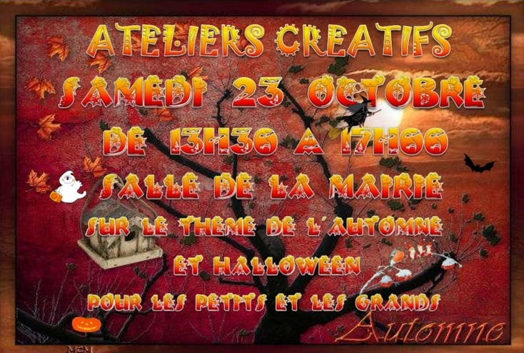 Atelier créatif: l'automne et Halloween