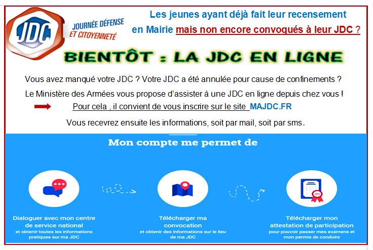 JDC.... bientôt en ligne