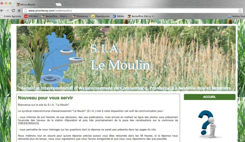 Accès au site du SIA Le Moulin