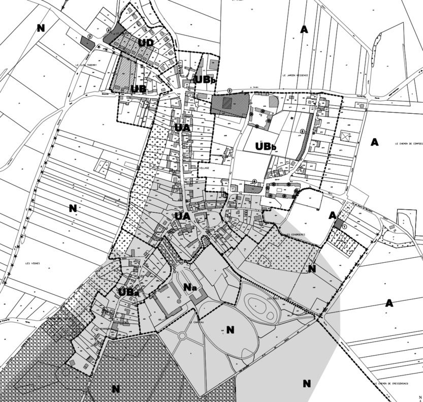 Plan de découpage en zones