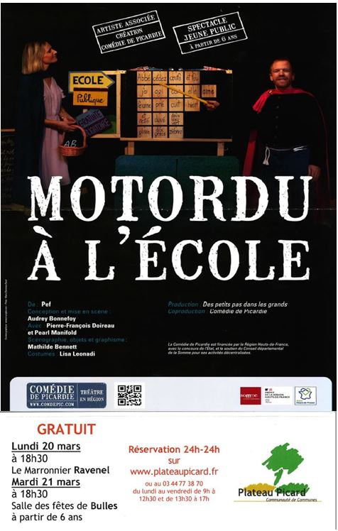Spectacle MOTORDU à l'Ecole