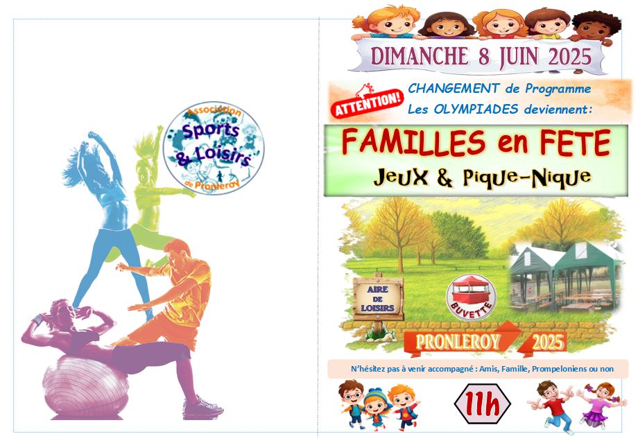 FAMILLE en Fête Dimance 8 Juin