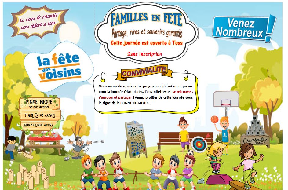 FAMILLE en Fête Dimance 8 Juin