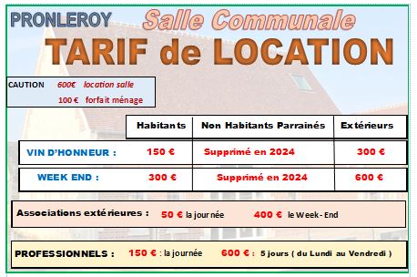 Location de la Salle Communale