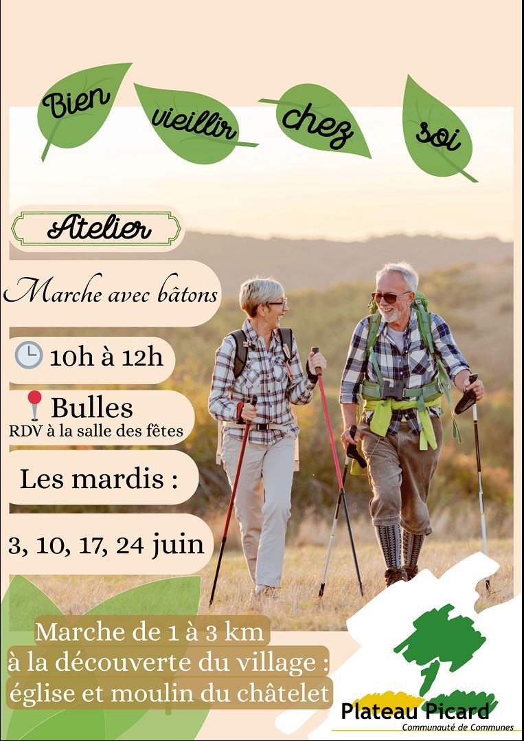 Bien Vieillir : MARCHE avec BATONS